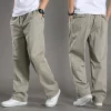 Men’s Cargo Pants Summer Spring Cotton Work Wear New In Large Size 6XL Casual Climbing Joggers Sweatpants Hombre Autumn Trousers