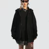 High Street Hoodie Men Solid Color Zip Up Long Sleeve Loose Jacket Coats Casual Hooded Sweatshirt Y2K Fashion Outdoor Clothes